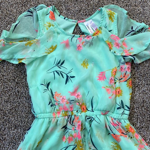Girls skort sundress teal size 10 - Picture 2 of 4